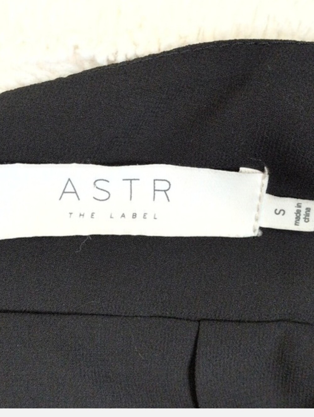 ASTR The Label Peony Black Ruched Satin Mini-Dress NWT - Picture 13 of 16